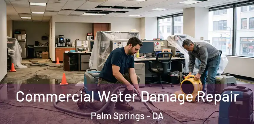 Commercial Water Damage Repair Palm Springs - CA