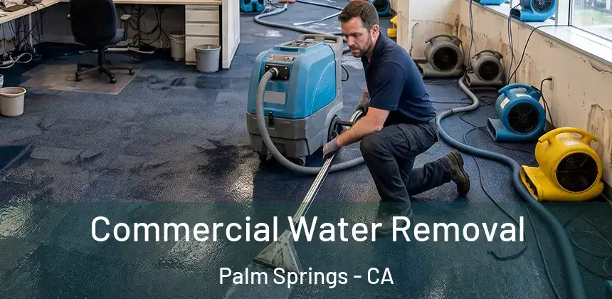 Commercial Water Removal Palm Springs - CA