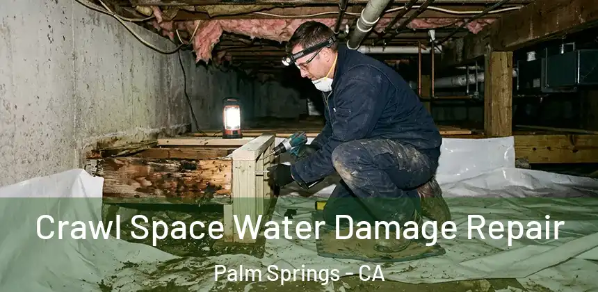Crawl Space Water Damage Repair Palm Springs - CA