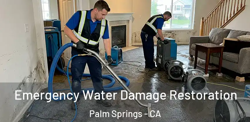 Emergency Water Damage Restoration Palm Springs - CA