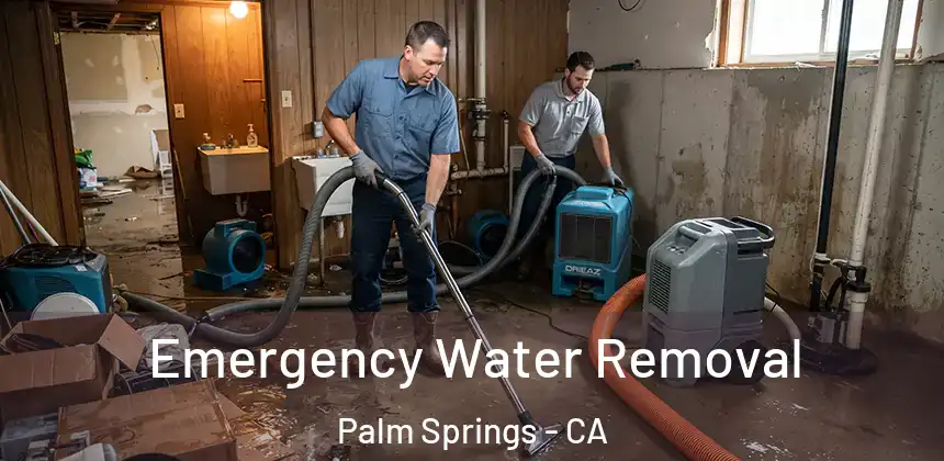 Emergency Water Removal Palm Springs - CA