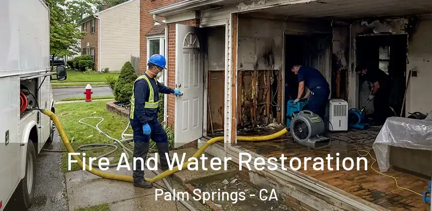 Fire And Water Restoration Palm Springs - CA