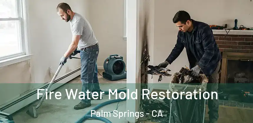  Fire Water Mold Restoration Palm Springs - CA