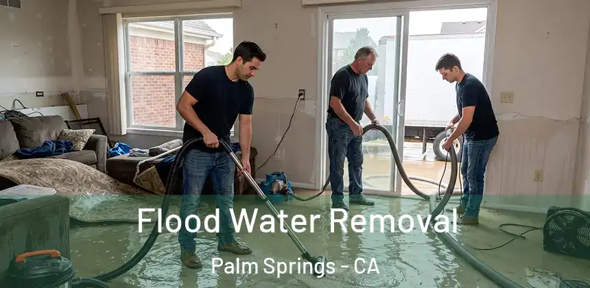 Flood Water Removal Palm Springs - CA