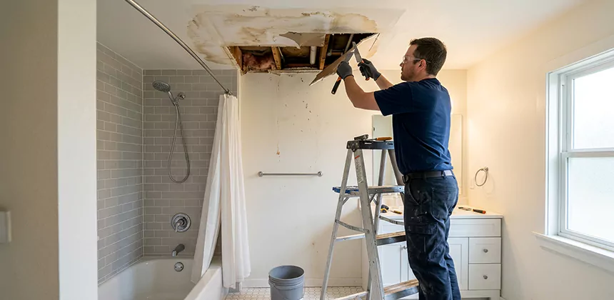 Bathroom Leak Ceiling Repair in Palm Springs