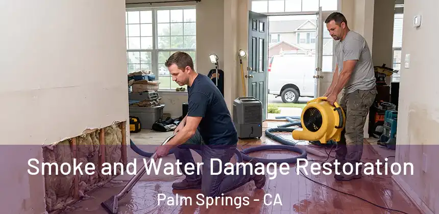 Smoke and Water Damage Restoration Palm Springs - CA